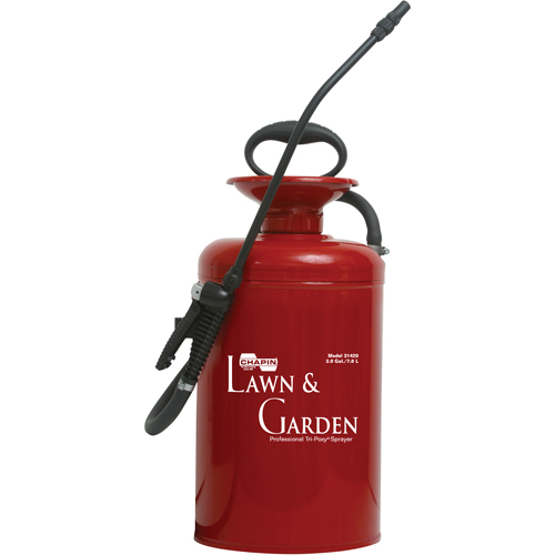Lawn & Garden Series Tri-Poxy Sprayer, 2 gal. (7.6 L), Steel, 12" Wand D. Morneault & Fils