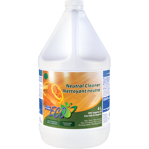 Tangerine Oil Neutral Cleaners, 4 L, Jug D. Morneault & Fils