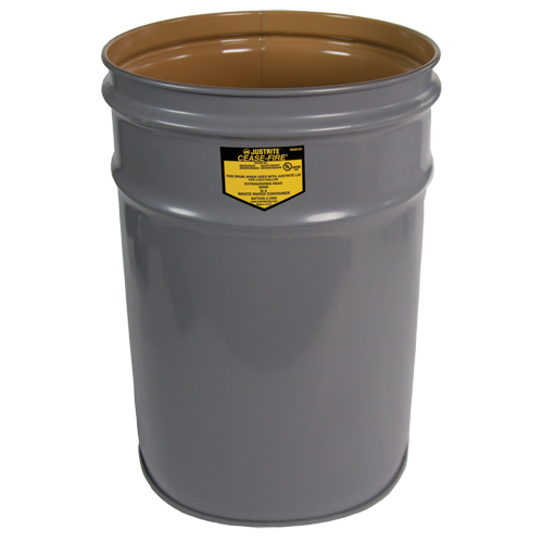 Baril de cendrier gris Cease-Fire D. Morneault & Fils