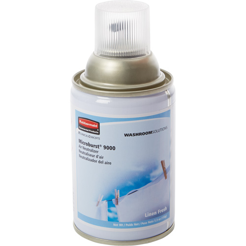 Recharges pour distributeur Microburst 9000, Parfum frais, Canette a&eacute;rosol D. Morneault & Fils