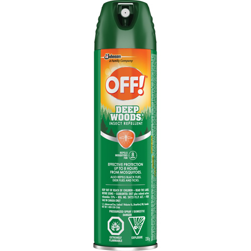 Insectifuge Off! R&eacute;gions sauvages, DEET &agrave; 25 %, A&eacute;rosol, 230 g D. Morneault & Fils