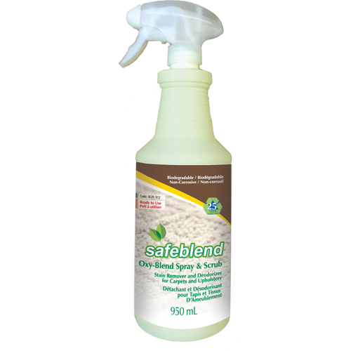 D&eacute;tachant & d&eacute;sodorisant pour les tapis et meubles rembourr&eacute;s, 950 ml, Bouteille &agrave; g&acirc;chette D. Morneault & Fils