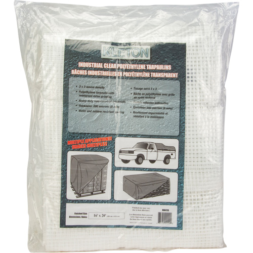 Clear Tarp, 60' x 40' x 8 mils D. Morneault & Fils