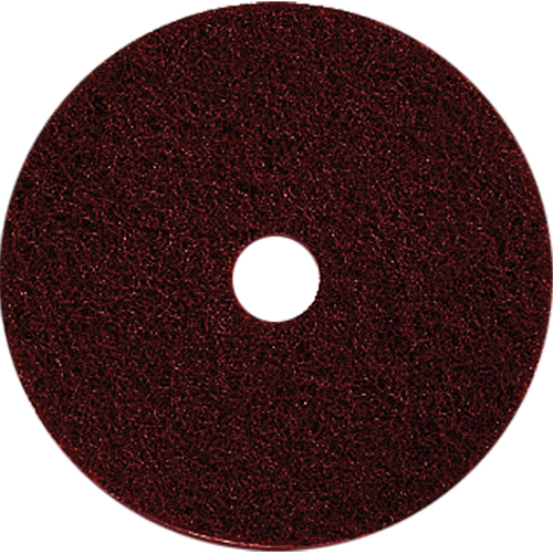 Floor Maintenance Pads, 17", Stripping, Brown D. Morneault & Fils