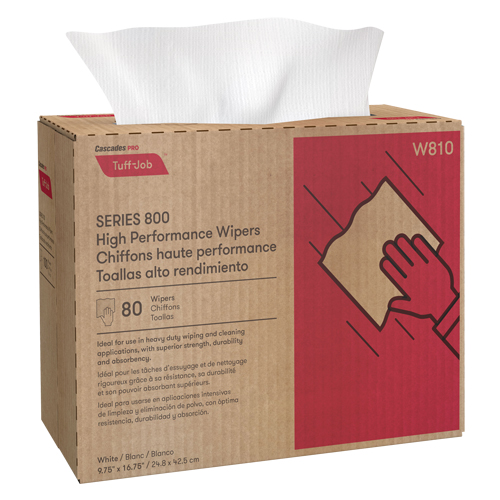 Pro Tuff-Job Wipers, Heavy-Duty, 9-3/4" L x 16-1/4" W D. Morneault & Fils