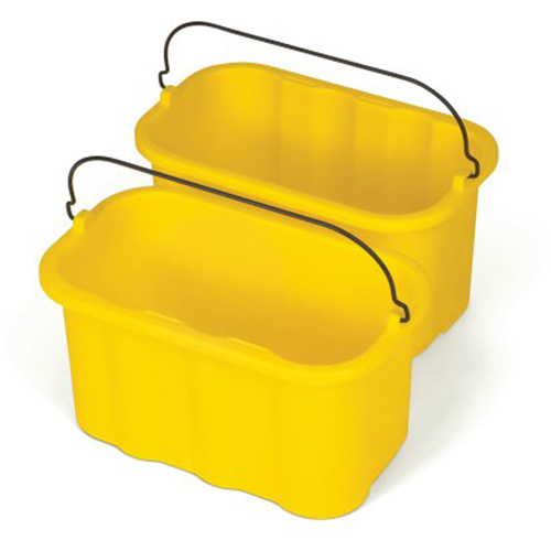 Seau porte-accessoires Executive Series, Capacit&eacute; de 2.5 gal. US (10 pintes), Jaune D. Morneault & Fils