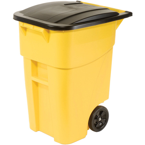 Contenant roulant BRUTE, Bord de rue, Plastique, 50 gal. US D. Morneault & Fils