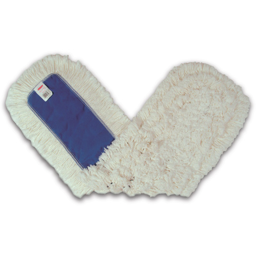 Kut-A-Way Dust Mop, Slip On Style, Cotton/Polyester, 36" L x 5" W D. Morneault & Fils