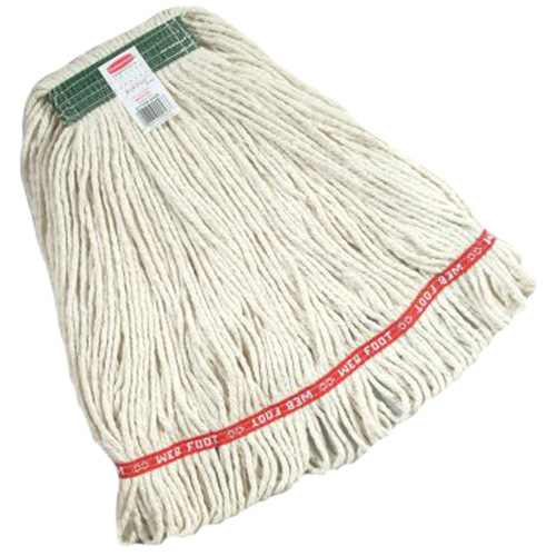 Super Stitch Wet Mop, Floor Finishing, Cotton, 24 oz., Loop Style D. Morneault & Fils