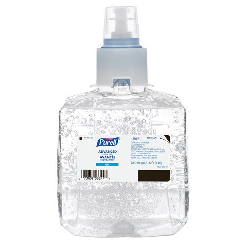 D&eacute;sinfectant pour les mains avanc&eacute; LTX-12, 1200 ml, Cartouche de recharge, 70 % alcool D. Morneault & Fils