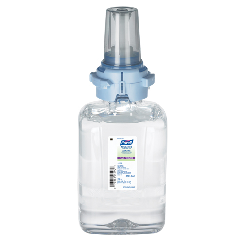 ADX-7 Advanced Foam Hand Sanitizer, 700 ml, Cartridge Refill, 70% Alcohol D. Morneault & Fils