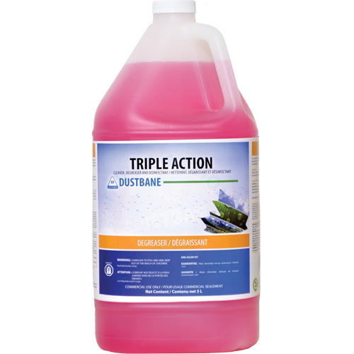 Triple Action - Cleaner, Degreaser, and Disinfectant, 5 L, Jug D. Morneault & Fils