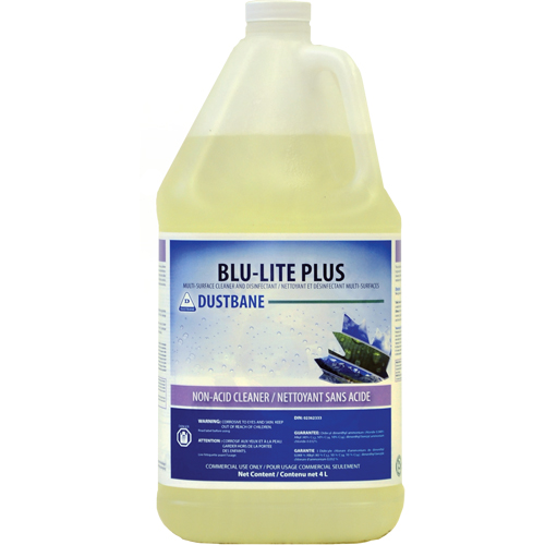 Nettoyant et d&eacute;sinfectant pour surfaces multiples Blu-Lite Plus, 4 L, Cruche D. Morneault & Fils