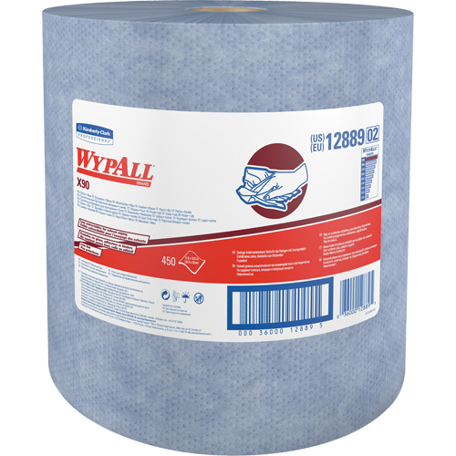 Essuie-tout X90 jumbo en rouleau, Robuste, 12-1/5" lo x 12-2/5" la D. Morneault & Fils