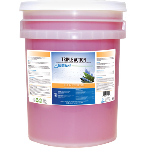 Triple Action Disinfecting Cleaner & Degreaser, 20 L, Pail D. Morneault & Fils