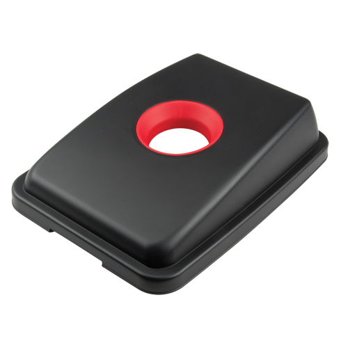 Waste Classification - Lid, Open Lid, Plastic, Fits Container Size: 17-1/4" x 12-1/2" D. Morneault & Fils