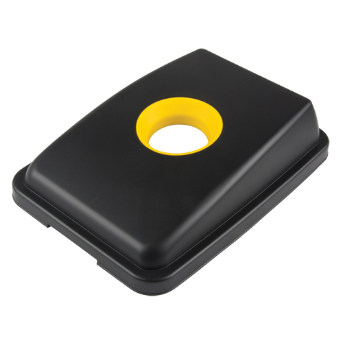 Waste Classification - Lid, Open Lid, Plastic, Fits Container Size: 17-1/4" x 12-1/2" D. Morneault & Fils