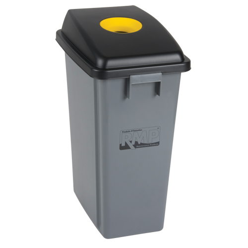 Waste Classification - Lid, Open Lid, Plastic, Fits Container Size: 17-1/4" x 12-1/2" D. Morneault & Fils