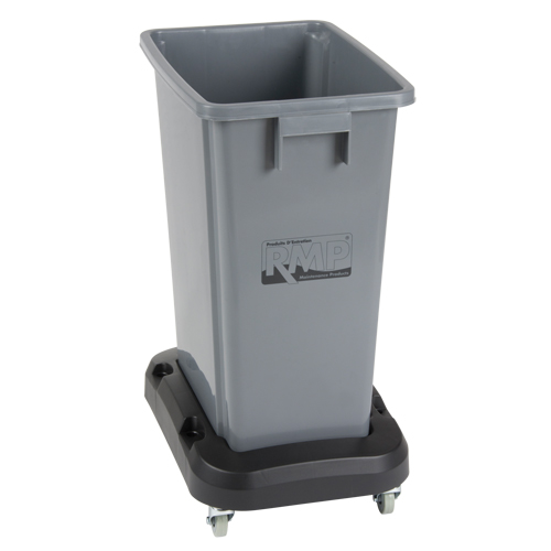 Bac &agrave; d&eacute;chets et de recyclage, Plastique, 16 gal. US D. Morneault & Fils