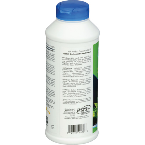 Biodegradable Hand Cleaner, Powder, 0.406 lbs., Bottle, Scented D. Morneault & Fils