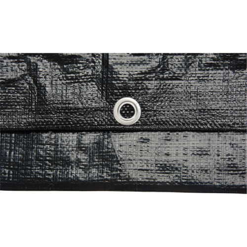 B&acirc;che, Usage industriel l&eacute;ger, Noir, 6' x 8' x 8 mils D. Morneault & Fils