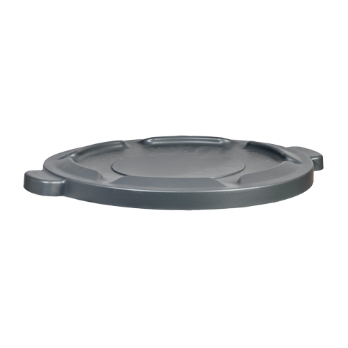 Couvercle pour contenant &agrave; d&eacute;chets de 32 gallons, Couvercle plat, Plastique/Poly&eacute;thyl&egrave;ne, Convient aux contenants 22" dia. D. Morneault & Fils