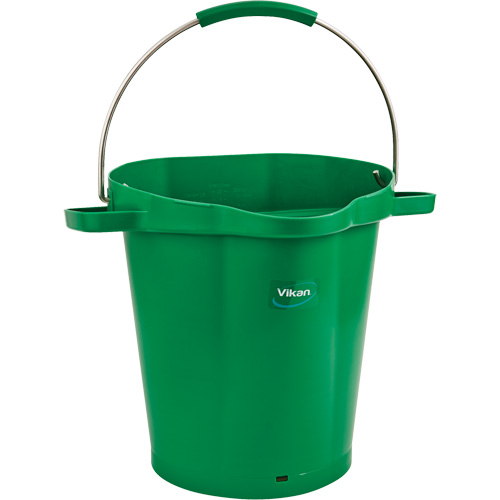 5692 Series Bucket, Green, 3 US gal. D. Morneault & Fils
