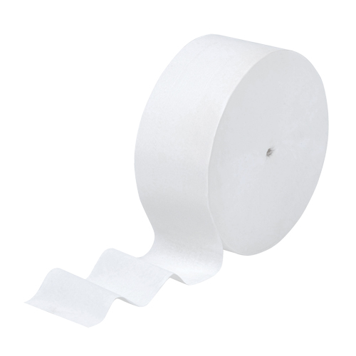Scott&reg; JRT Jr. Toilet Paper, Coreless Roll, 1 Ply, 2300' Length, White D. Morneault & Fils