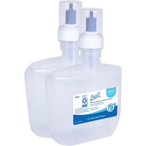 Scott&reg; Pro Moisturizing Foam Hand Sanitizer, 1200 ml, Cartridge Refill, 62% Alcohol D. Morneault & Fils