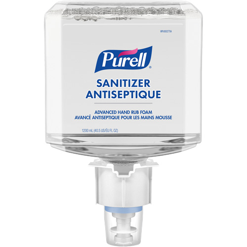 ES6 Advanced Foam Hand Sanitizer, 1200 ml, Cartridge Refill, 70% Alcohol D. Morneault & Fils
