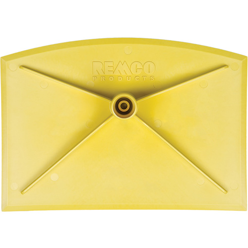 Grattoir hygi&eacute;nique de qualit&eacute; alimentaire, Jaune, 8" la x 11-1/4" lo D. Morneault & Fils