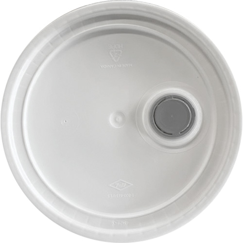 Seau avec couvercle, Plastique, 5,25 gal. D. Morneault & Fils