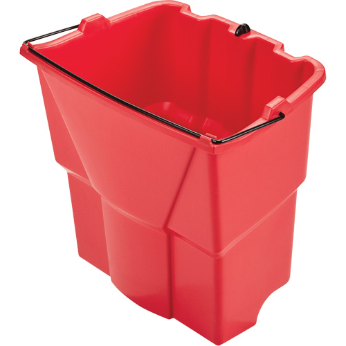 Wavebrake&reg; Optional Dirty Water Bucket, 4.5 US Gal. (18 qt.) Capacity, Red D. Morneault & Fils