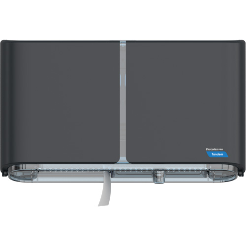 Pro Tandem Double Roll Jumbo Toilet Paper Dispenser, Multiple Roll Capacity D. Morneault & Fils