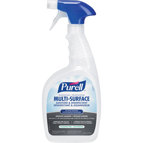 Professional Multi-Surface Sanitizer & Disinfectant, 946 ml, Trigger Bottle D. Morneault & Fils