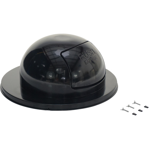 Drum Waste Disposal Top, Dome Lid, Metal, Fits Container Size: 23-1/2" Dia. D. Morneault & Fils
