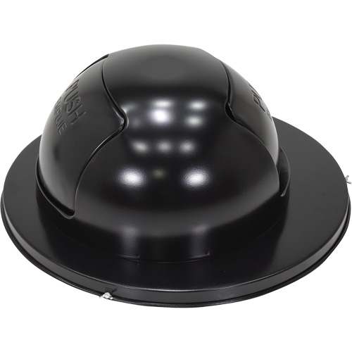 Drum Waste Disposal Top, Dome Lid, Metal, Fits Container Size: 23-1/2" Dia. D. Morneault & Fils