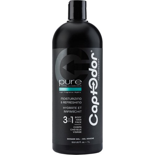 Gel douche 3 en 1, 1000 ml, Pure fraîcheur, Bouteille D. Morneault & Fils