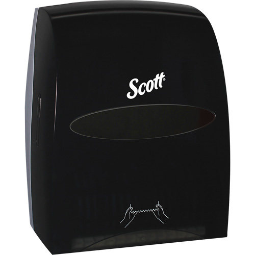 Scott&reg; Essential Hand Towel Roll Dispenser, Manual/No-Touch, 12.63" W x 10.2" D x 16.13" H D. Morneault & Fils