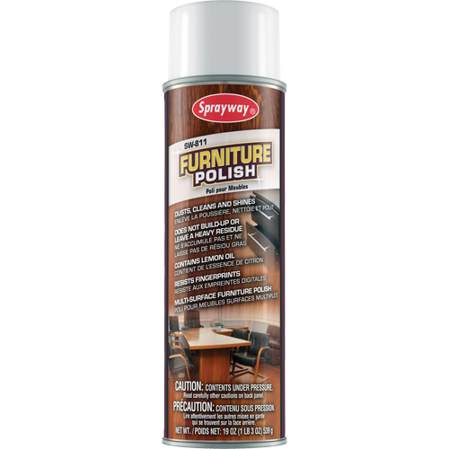 Furniture Polish, 20 oz., Aerosol Can D. Morneault & Fils