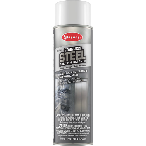 Stainless Steel Polish & Cleaner, 20 oz., Aerosol Can D. Morneault & Fils
