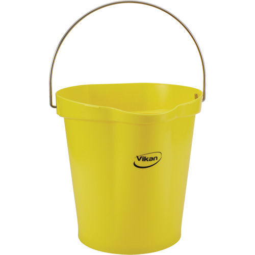 Seau pour l'hygi&egrave;ne des aliments, Jaune, 3 gal. US D. Morneault & Fils