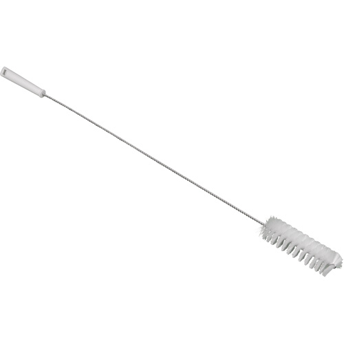 Brosse avec manche flexible, Soies Moyen, Longueur de 36", Blanc D. Morneault & Fils