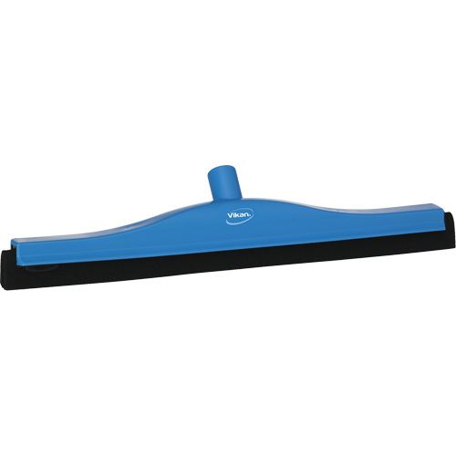 Fixed Head Food Hygiene Floor Squeegee, 20", Blue D. Morneault & Fils