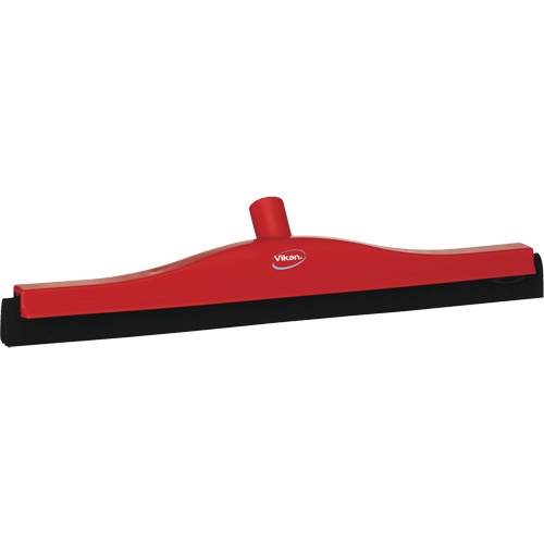 Raclette &agrave; t&ecirc;te fixe pour l'hygi&egrave;ne alimentaire, 20", Rouge D. Morneault & Fils