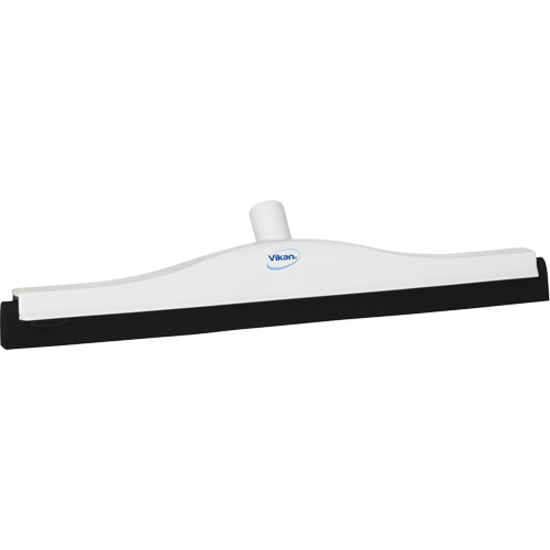 Fixed Head Food Hygiene Floor Squeegee, 20", White D. Morneault & Fils