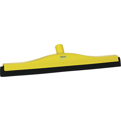 Fixed Head Food Hygiene Floor Squeegee, 20", Yellow D. Morneault & Fils
