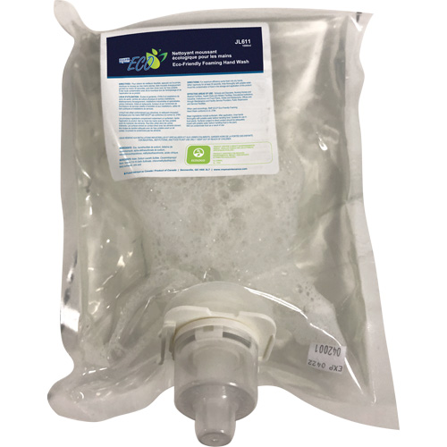 Eco-Friendly Hand Soap, Foam, 1 L, Unscented D. Morneault & Fils