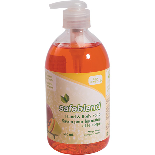 Hand & Body Soap, 500 ml, Mango & Papaya, Bottle D. Morneault & Fils