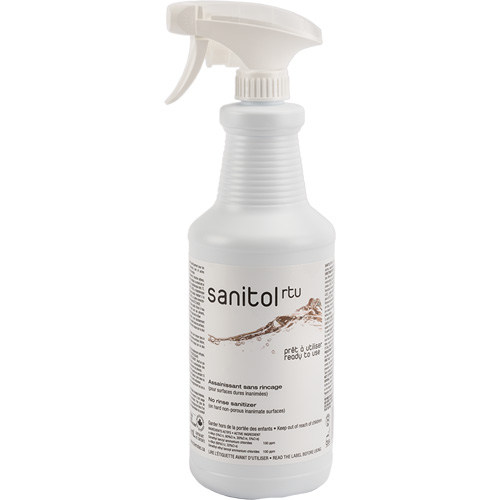 Sanitol Concentrated Disinfectant & Sanitizer, 950 ml, Trigger Bottle D. Morneault & Fils